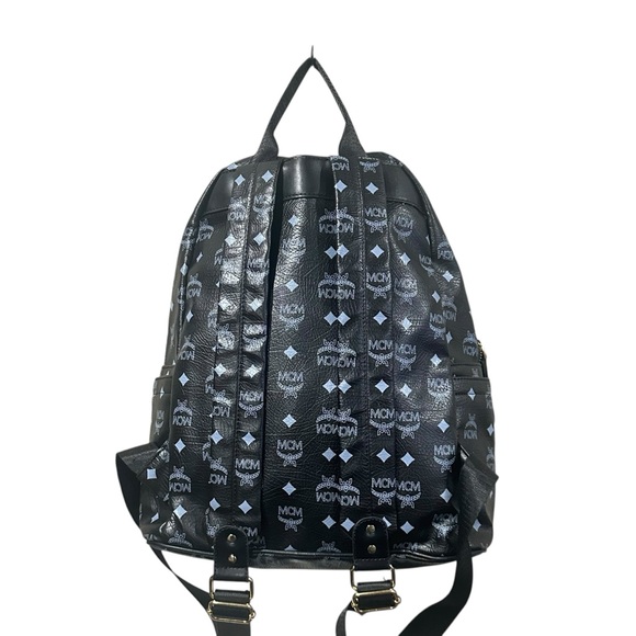 MCM Studded Backpack, Coated Canvas Leather, One Size - Picture 5 of 17